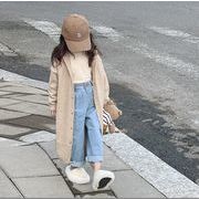 2022秋冬新作 ★ 女の子ロングニットカーディガン★ ファッション  セーターコート★90-150