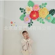 INS  韓国風  幼稚園  紙の花  スーツ  背景壁  配置し  誕生日飾り  パー ティー用品  装飾  撮影道具