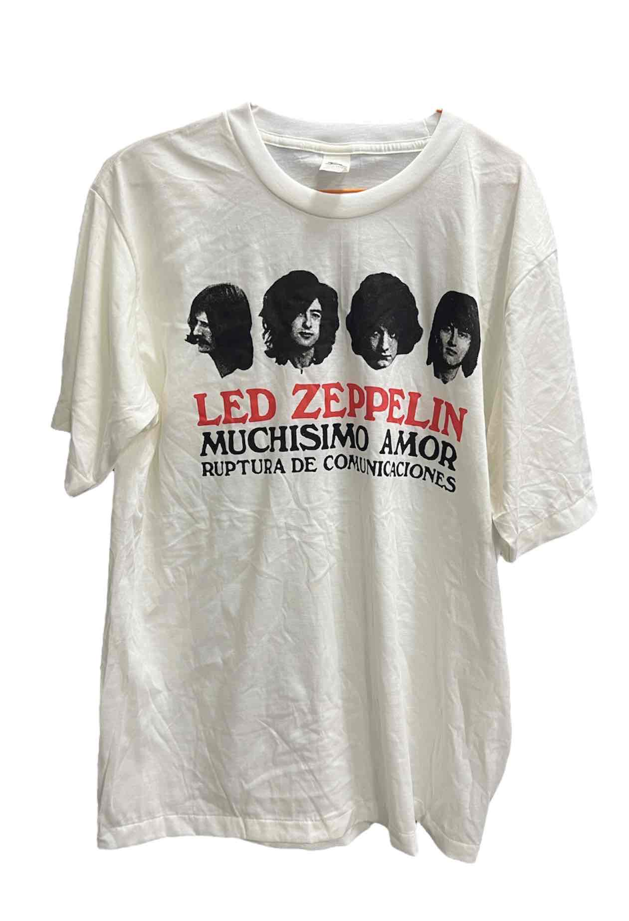 ビンテージ・タイプ　ROCK TEE　Led Zeppelin MUCHISIMO AMOR