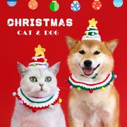 犬 首輪　帽子　アクセサリー ペット　犬　ペット用品 猫首輪　くびわ　クリスマス
