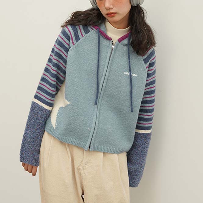 【ODD MAKER】正規品 2023秋新作　韓国風レディース服　カジュアル　パーカー　きれいめ