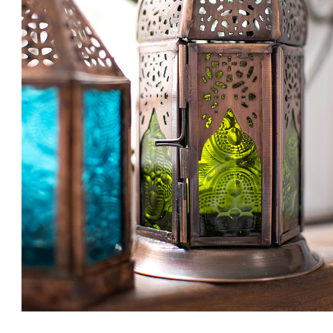 モロッカン キャンドルホルダー M[ライト照明 モロッコ アジアン