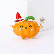 ハロウィン 合金  かぼちゃのブローチ かわいいアクセサリー   コサージュピン