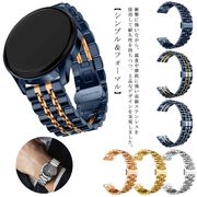 Galaxy Watch4/5 バンド ステンレス製 チェーン メタル ベルト 40mm