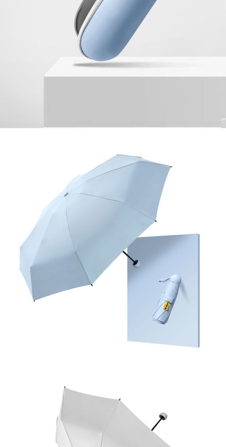 超軽量日傘サンシェード日焼け止め抗紫外線晴れ雨傘女性コンパクトポータブル 50% オフカプセル傘卸売