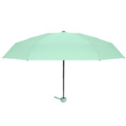 卸売晴雨兼用ビニール 5 つ折り傘ミニポータブルポケット日傘カプセル広告傘印刷ロゴ卸売の雨または輝
