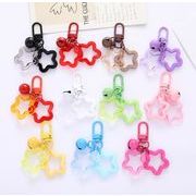 キーホルダー  チェーン バッグストラップ ペンダント 飾り物 ストラップ  星  11色