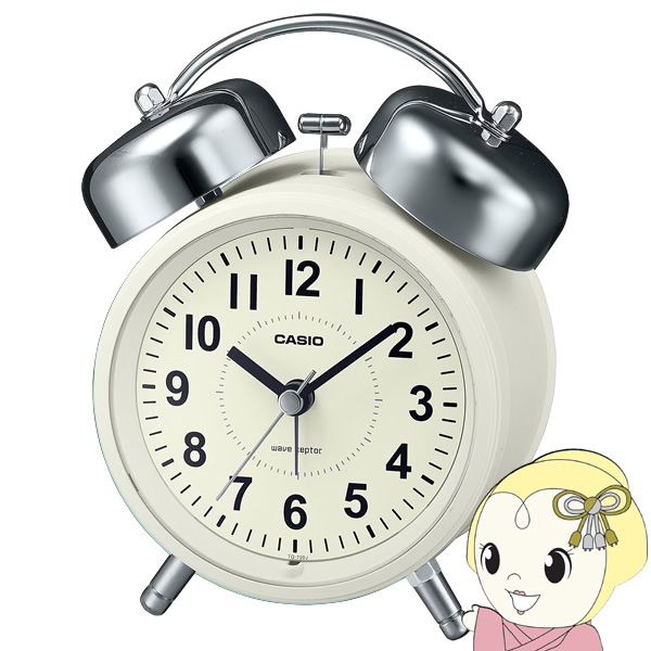置き時計 置時計 TQ-720J-7BJF アナログ表示 電波時計 レトロカラー 目覚まし時計 カシオ CASIO