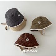 秋冬子供帽    韓国風 子供用品  保温 バケットハット　赤ちゃん   ハット キッズ 4色