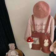 ★Girls★　子供セーター+ニットパンツ　ウサギぬいぐるみ　 セットアップ　韓国キッズファッション