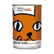 NEKONIWA猫缶 カツオ・マグロ・かつおぶし・ささみ入り 400g