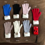 手袋　レディース　韓国ファッション　デザイン　秋冬　スマホ対応　全7色　かわいい