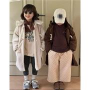 2023【秋冬新品】子供服   韓国風子供服   裏起毛　厚いタイプ 中綿ジャケット