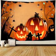 大判サイズ ハロウィン タペストリー 全6種類 センチ フック付き インテリア 壁装飾 かぼちゃ パーティー