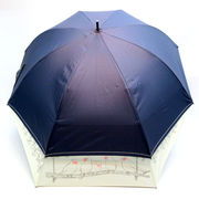 【雨傘】【長傘】後ろが伸びてリュックが濡れにくいバックスライド傘・文鳥柄