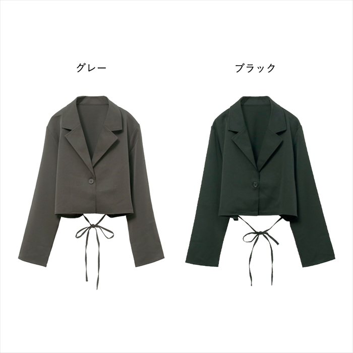 2023新作商品♪】無地・チェック柄 ショート丈ジャケット | 卸売