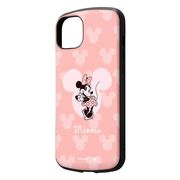 iPhone 15 Plus ディズニー/耐衝撃ケース MiA/ミニーマウス_ピンク