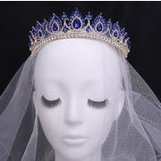 お目立ち度満点!感謝祭 ヘアアクセサリー/ヘアバンド 結婚式の写真 ラインストーンの王冠 花嫁クラウン