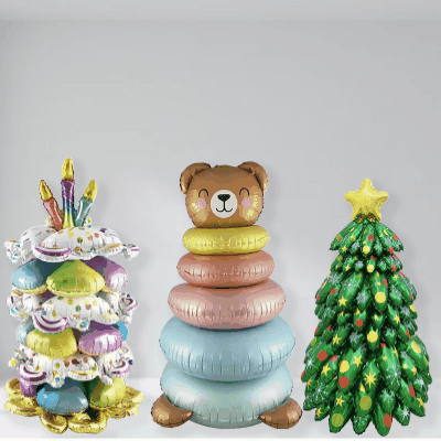 MerryChristmas バルーン クリスマスツリー 熊 ケーキ 風船セット 誕生日 撮影素材 イベント パーティー