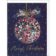 グリーティングカード クリスマス「クリスマスボール」 メッセージカード