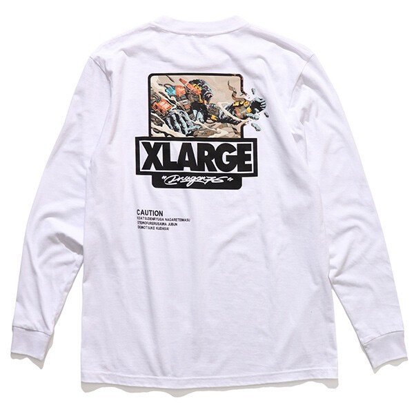 エクストララージ【X-LARGE】XLARGE x Dragon76 L/S Tee ロンT 長袖