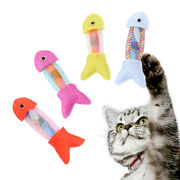ペット用品  魚の形  猫のおもちゃ  ネコ匹  投げつける  おもちゃ