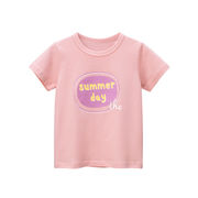女の子の半袖Tシャツ2022新しい子供服ファッション韓国の夏の半袖トップ