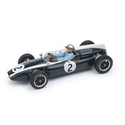 BRUMM/ブルム クーパー Ｔ53 1960年イギリスGP 4位 #2 B.Mclaren ドライバーフィギュア付