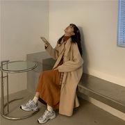2023年秋冬INS 新作 ラシャ チェスターコート  ゆったり 個性的 設計感  韓国系 カジュアル系