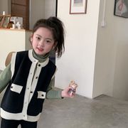 【秋新作】韓国風子供服 ベビー服 可愛い お出かけ ベスト
