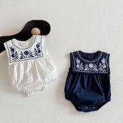 【2023夏服】韓国風子供服 ベビー服 　男女兼用　おしゃれ　ノースリーブ　ロンパース