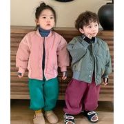 2022秋冬新作 韓国子供服 ベビー服 綿の服  ファッション 温かい コート ハンサム の綿の服 女の子男の子