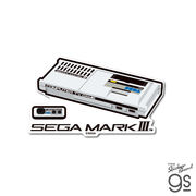 セガハード ダイカットステッカー SEGA MARK? コンソール SEGA セガ ゲーム機  gs 公式グッズ SEGA-006