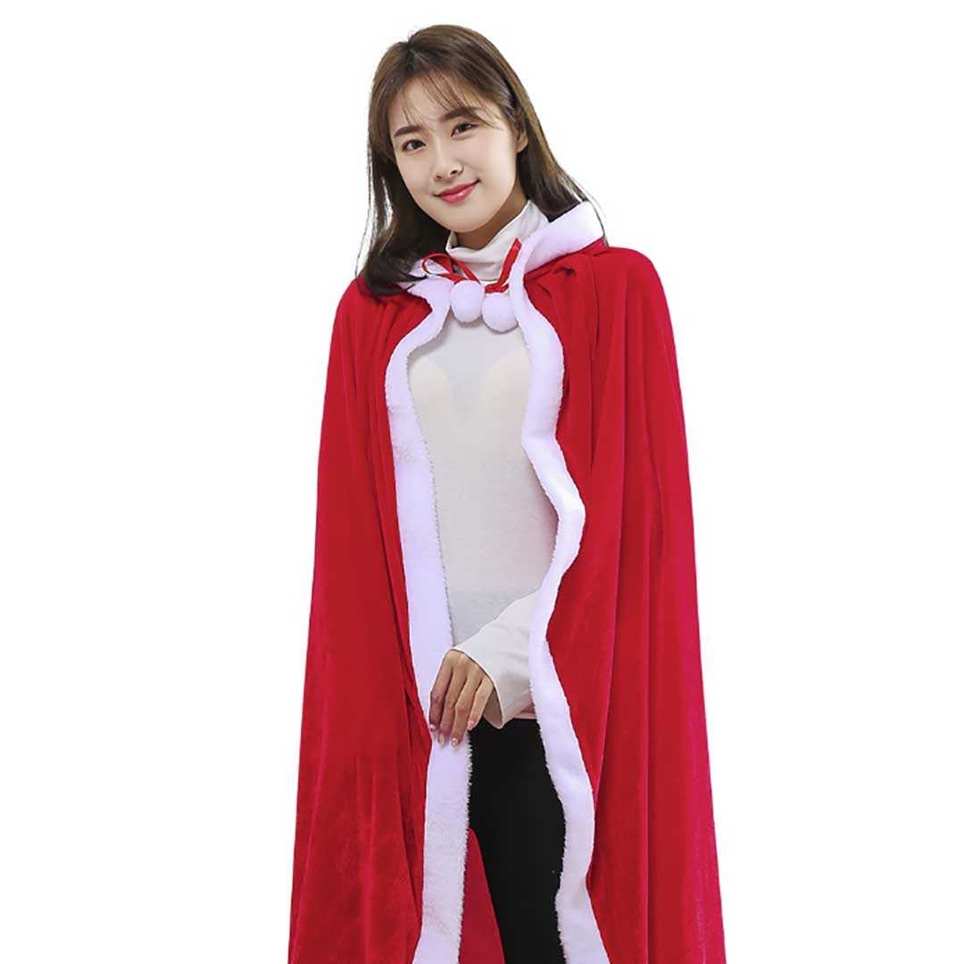 アダルトマント クリスマス サンタクロース ロングローブ フード付き マント サンタさん コスプレ 衣類 リアル 本格的 | 卸売・  問屋・仕入れの専門サイト【NETSEA】