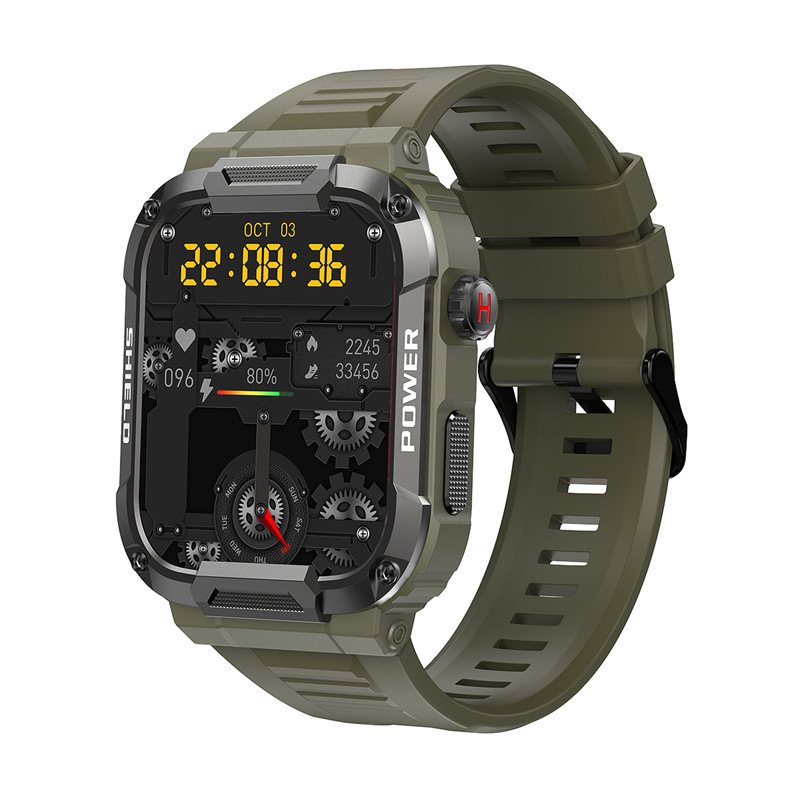 新しい MK66 スマート 3 防水腕時計 1.85 高精細大画面 Bluetooth 通話屋外多機