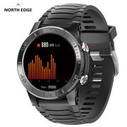 アウトドア スポーツ防水スマート超クリア 360 ピクセル腕時計 GPS 心拍数血中酸素多機能カロリ