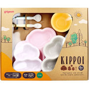 ピジョン KIPPOI キッポイ ベビー食器セット ベイビーピンク＆ピーチホワイト 1セット