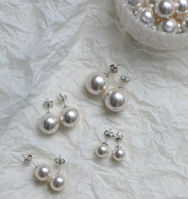 スタッドピアス 豪華  真珠のペンダント 金属のイヤリング イヤリング 真珠のイヤリング