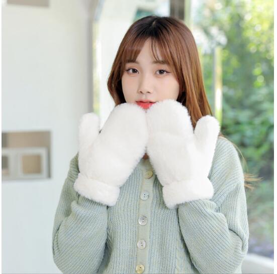 ミトン 手袋 レディース 女の子 学生 防寒 フリーサイズ ぬいぐるみ