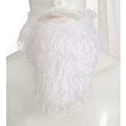 DIYアクセサリー 飾り用品 サンタのひげ  白の大人ヒゲクリスマスアクセサリー