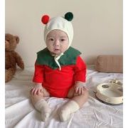 2023★クリスマス★韓国風子供服★ロンパース+帽子★ロンパース+ズボン+帽子★66-90CM