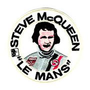 輸入ワッペン　Steve" McQueen  Le Mans   スティーブマックイーン　栄光のル・マン
