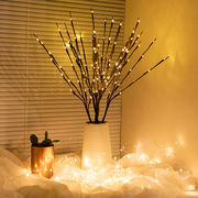 ブランチツリー LED 卓上 おしゃれ クリスマスツリー 電池式 照明 飾り付け 北欧 スワッグ