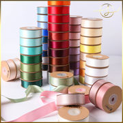 【54色】リボンテープ つやあり 単色 ラッピング プレゼント ギフト 布小物 服飾 花束包装 手芸材料