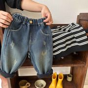 2023新品 韓国子供服 ズボン  キッズ  パンツ女兼用 ジーパン  ズボン 90-140cm