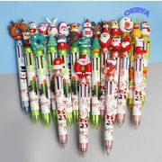 ボールペン　クリスマス　かわいい　文房具　6色ボールペン　学生用品　事務用品　0.5mm
