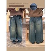 2023新品 韓国子供服 ズボン  キッズ  パンツ女兼用 ジーパン  ズボン 90-150cm