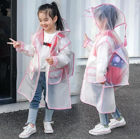 春秋新作 子供雨具　かわいいレインコート子供保護レインコート学生雨具