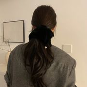 ベルベットシュシュ　ビッグ　ヘアアクセサリー　レディース　デザイン　韓国風　髪飾り
