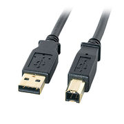 【5個セット】 サンワサプライ USB2.0ケーブル KU20-15BKHK2X5